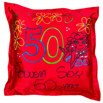 [Ds06-50] Poduszka satynowa Podusia Sexy 50